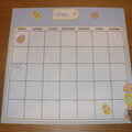 April Calendar Page