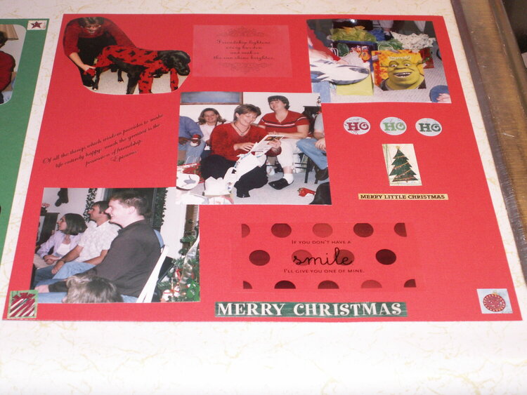 Christmas Layout Page 2
