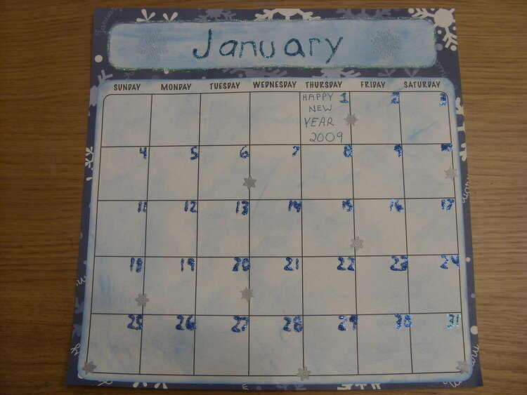 January Calendar