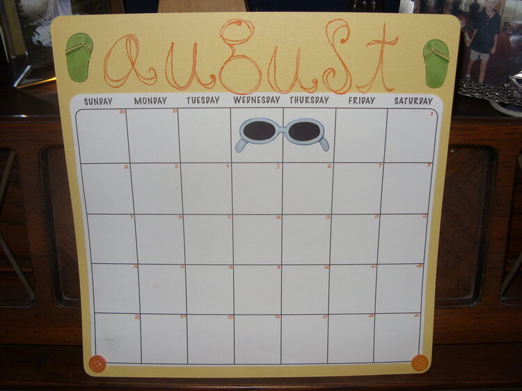 August Calendar