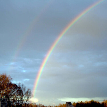 Rainbow on Christmas Day