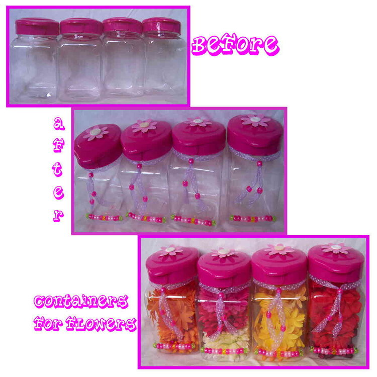 altered plastic containers