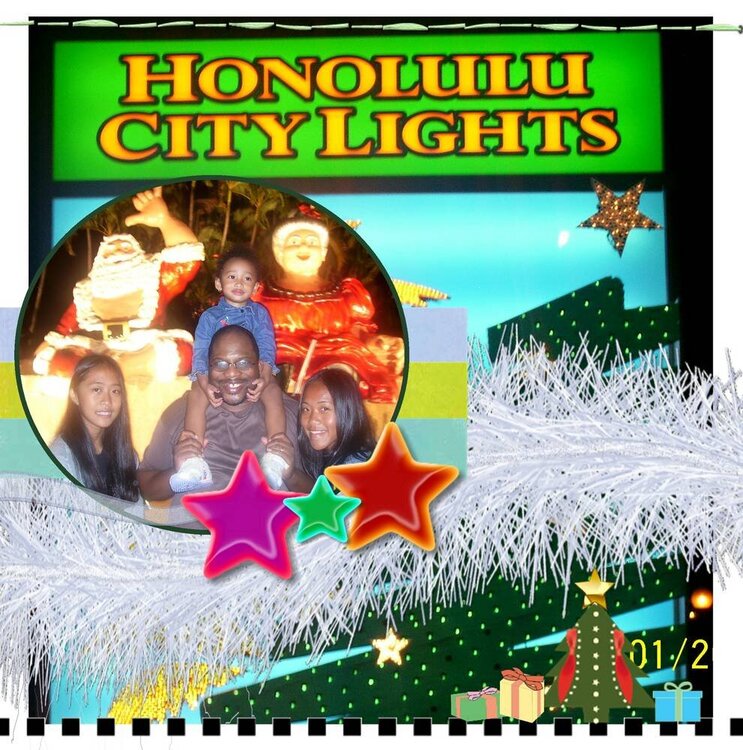 Honolulu City Lights (#10 sketch)