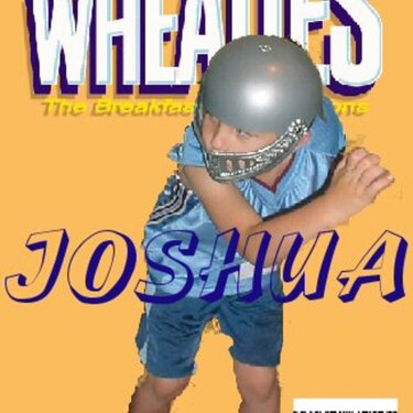 Josh on Wheaties