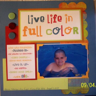Live life in full color