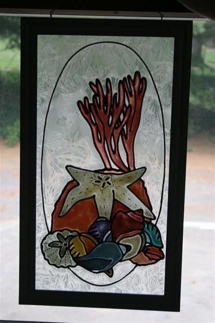 stained glass window -- 6 points