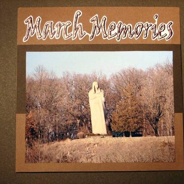 March Memories Album - Blackhawk Statue