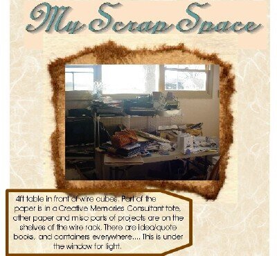 My scrapspace before....