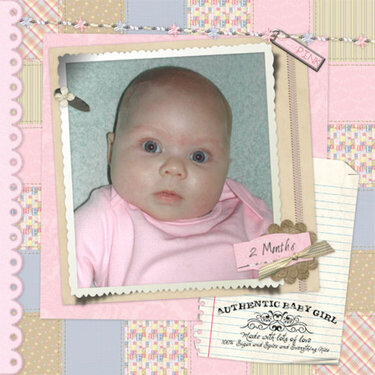 Hannah at 2 months