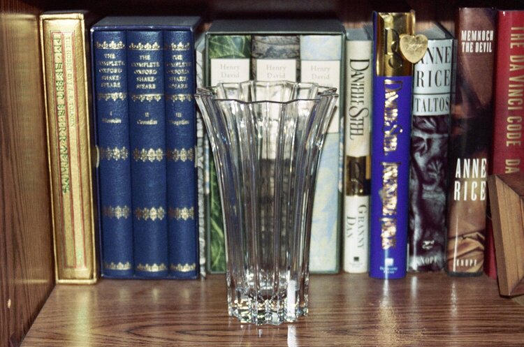 March 14 - Vase and Books