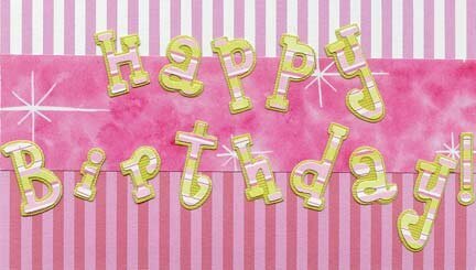 Risa&#039;s Birthday Card - Front Detail