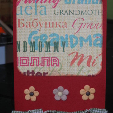 Mother&#039;s Day card for Great Nana