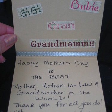 Inside Mom&#039;s card