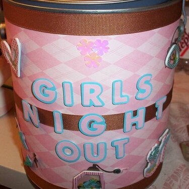 Altered Paint Can Swap - Girls Night Out