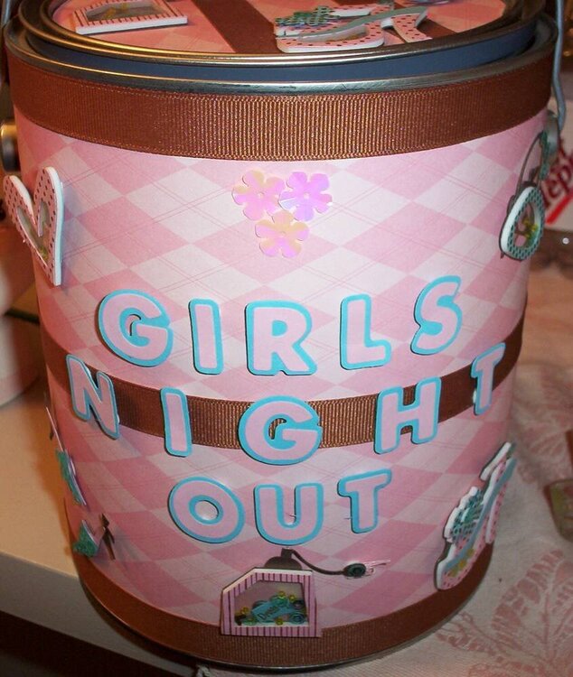 Altered Paint Can Swap - Girls Night Out