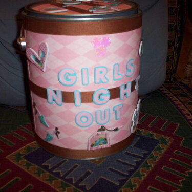 Altered Paint Can Swap - Girls Night Out
