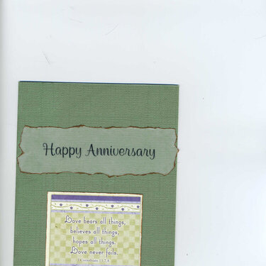 Anniversary Card- Front