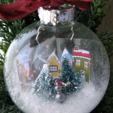 Winter Village Ornament