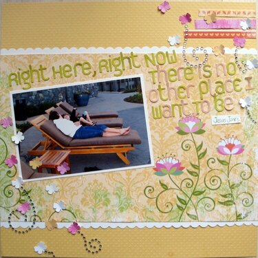 Right Here Right NOw (Scrapbook Star March Kit)