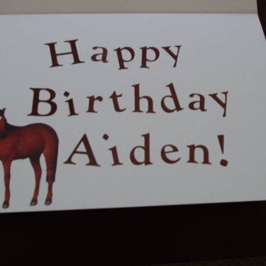 Aiden&#039;s Birthday Card Inside