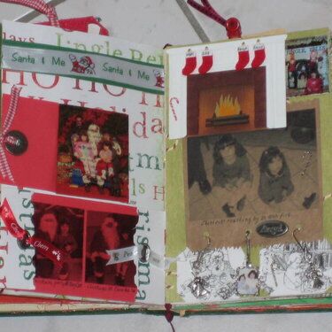 Christmas Altered Book