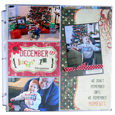 Simple Stories - holiday page