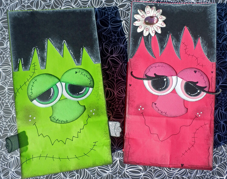 Frankenstein and Frankie deluxe treat bags