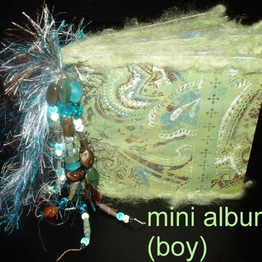 mini paper bag album boy