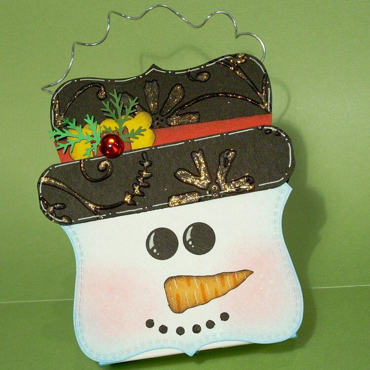 snowman treat/gift card holders