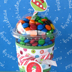 Altered Christmas M&M Smoothy