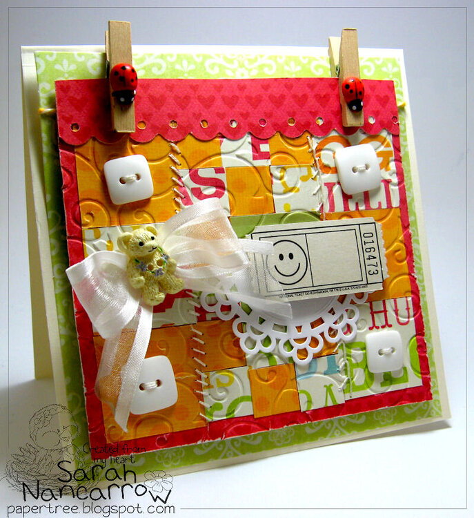 Quilted card