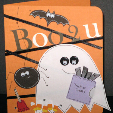 Boo 2 U Halloween Card