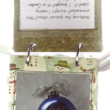 Blue Ornament - for ornament book