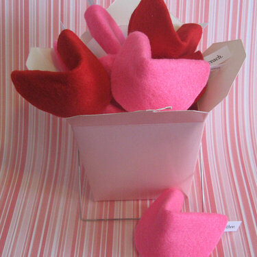 Felt Fortune Cookies