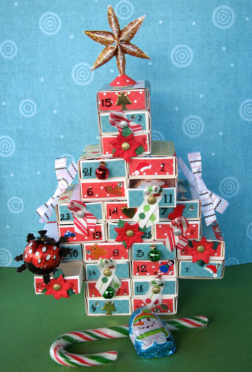 Christmas Matchbox Advent Calendar