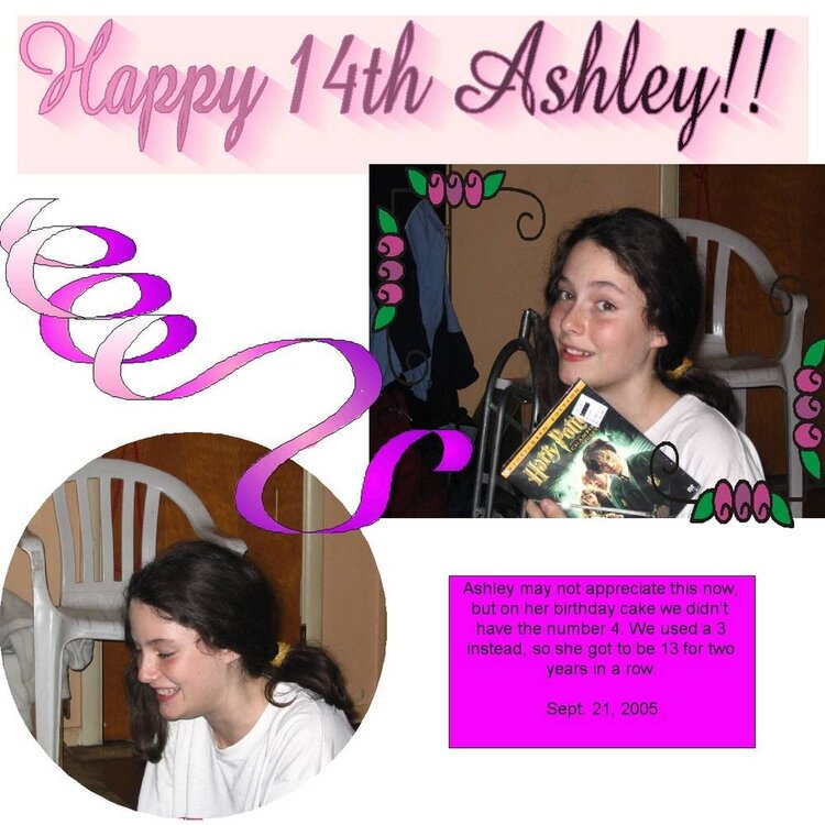 Ashley&#039;s 14th Birthday