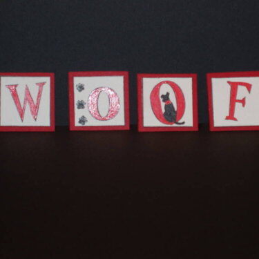 Deco Squares - WOOF