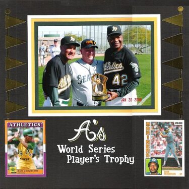 A&#039;s World Series Player&#039;s Trophy