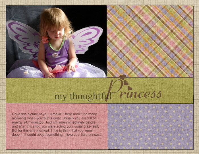 Thoughtful Princess