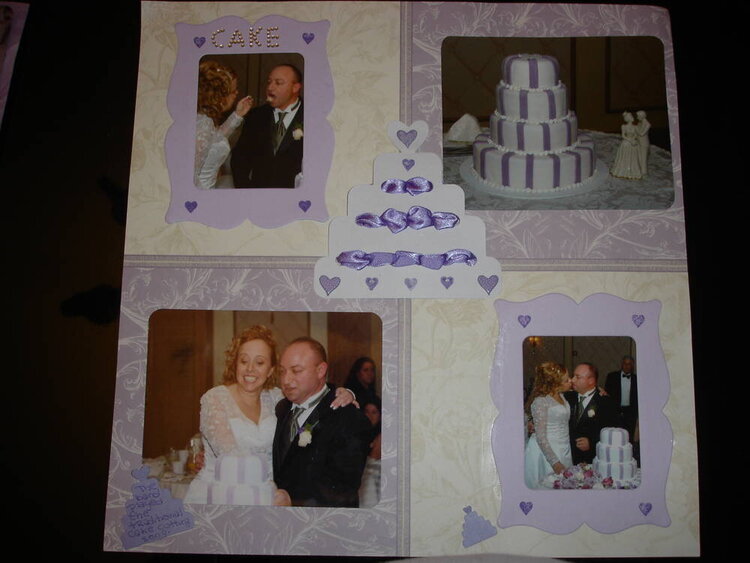 Flapper Scrapper Challenge 2--my wedding cake