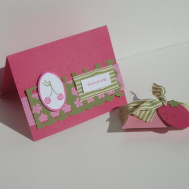 Tart and tangy card and gift box