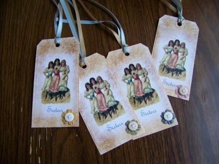 Vintage Sisters Tag