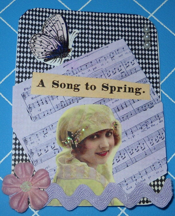 A Song to Spring ATC-Missy&#039;s ATC anything goes swap