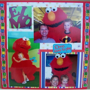 Elmo loves to play