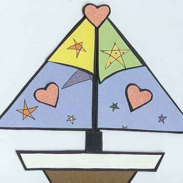 Sailboat Paper Piecing