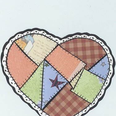 Quilted Heart Paper Piecing