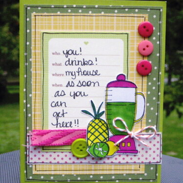 drinks card