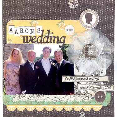 Aaron&#039;s wedding