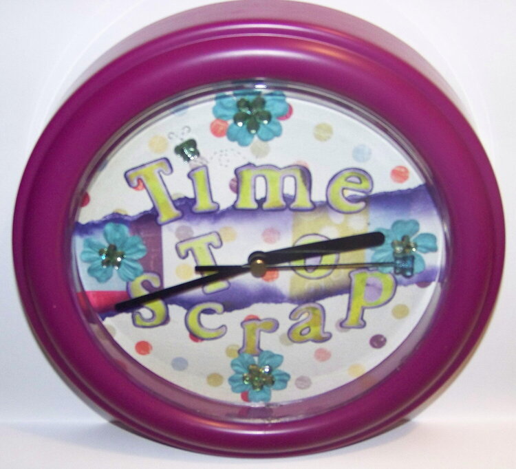 TIME TO SCRAP ALTERED CLOCK