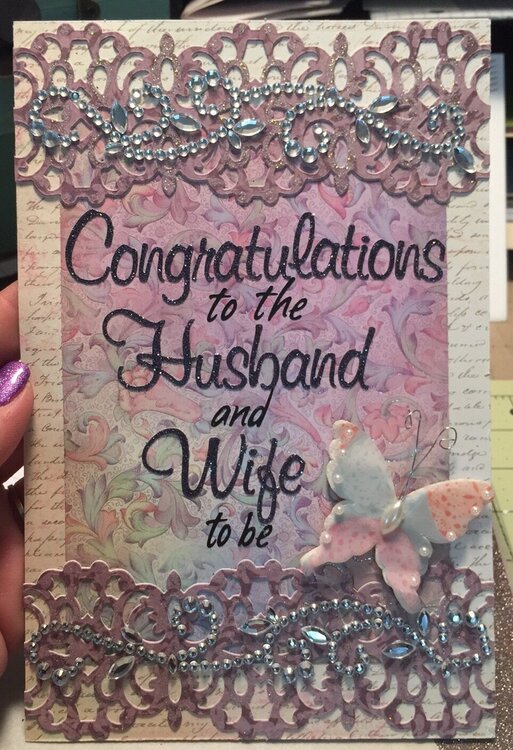 Congratulations to the Husband and Wife to be